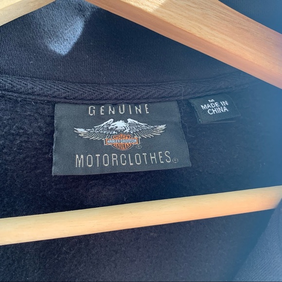 Harley-Davidson ¼ Zip Sweater size M - Picture 2 of 6